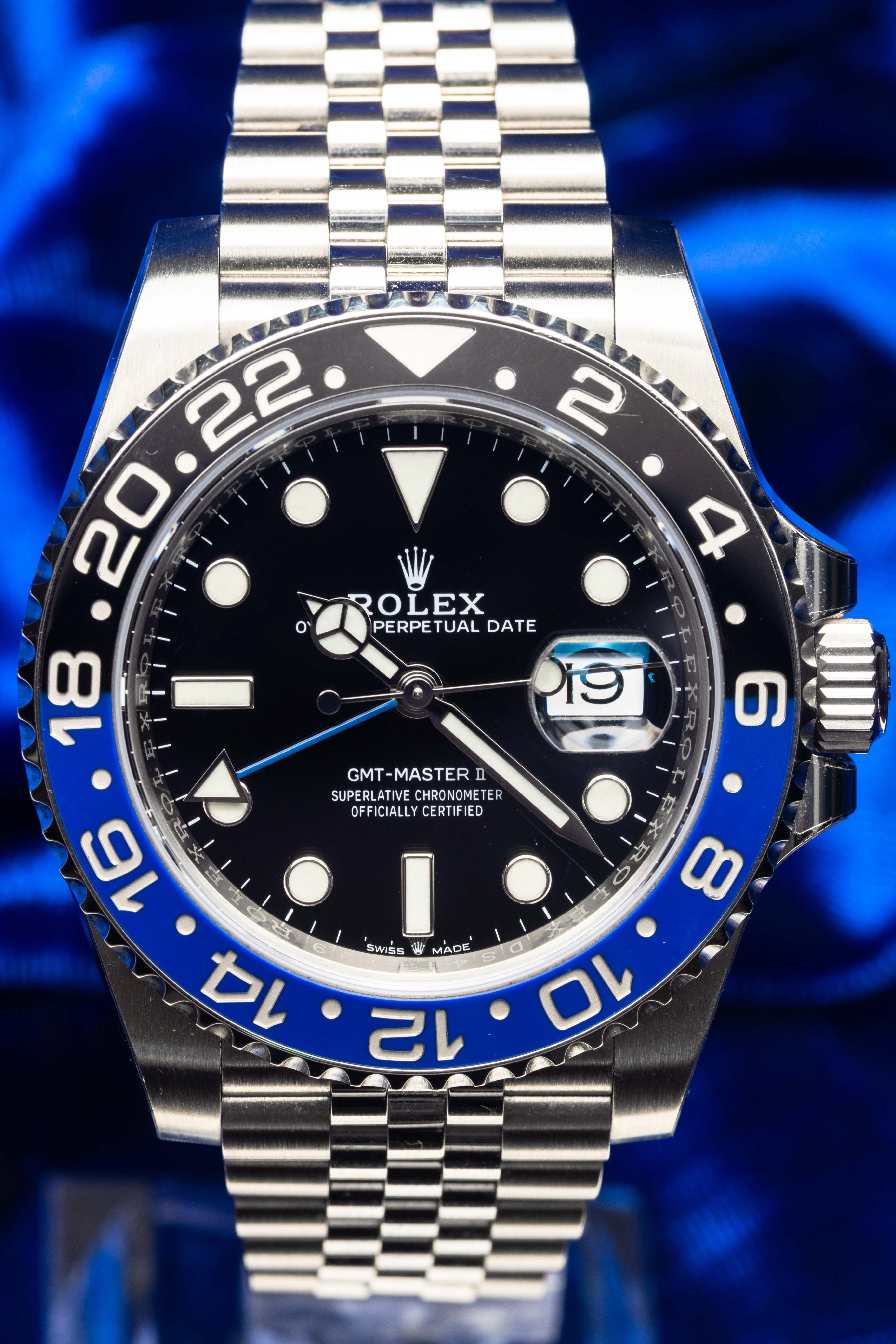 Rolex GMT-Master II “Batgirl” - FULL SET & FULLY STICKERED - 126710BLNR