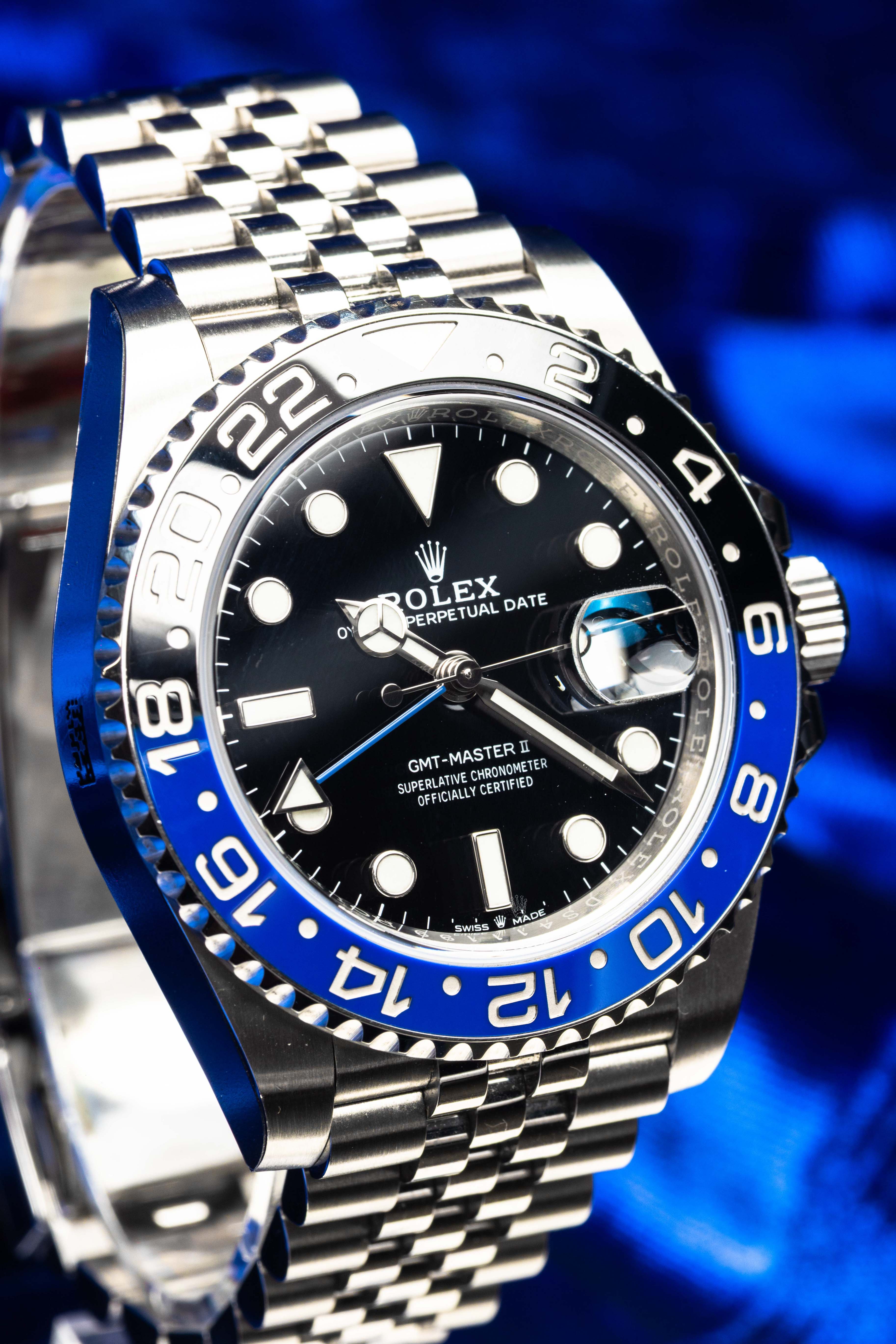 Rolex GMT-Master II “Batgirl” - FULL SET & FULLY STICKERED - 126710BLNR