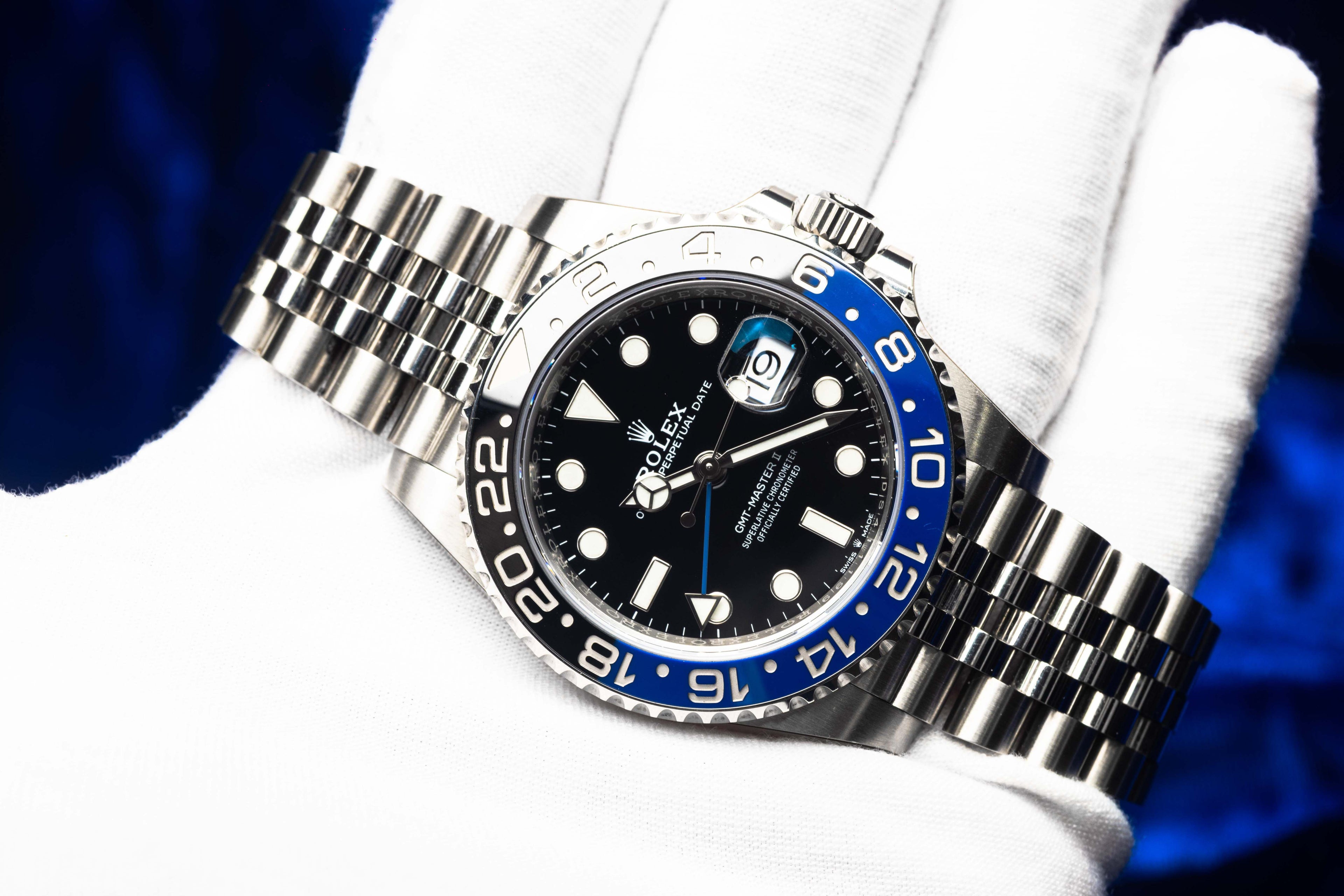 Rolex GMT-Master II “Batgirl” - FULL SET & FULLY STICKERED - 126710BLNR