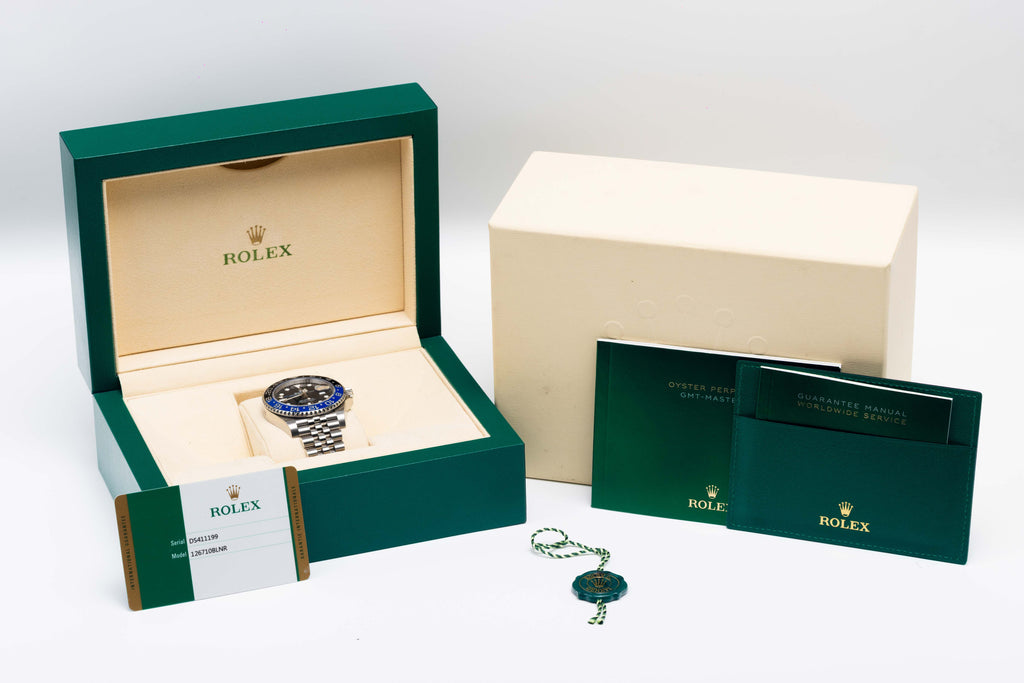 Rolex GMT-Master II “Batgirl” - FULL SET & FULLY STICKERED - 126710BLNR