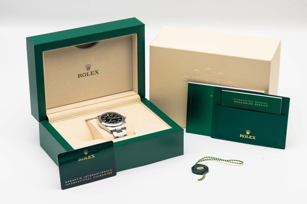 Rolex Air-King 40m Black Dial - FULL SET - 126900