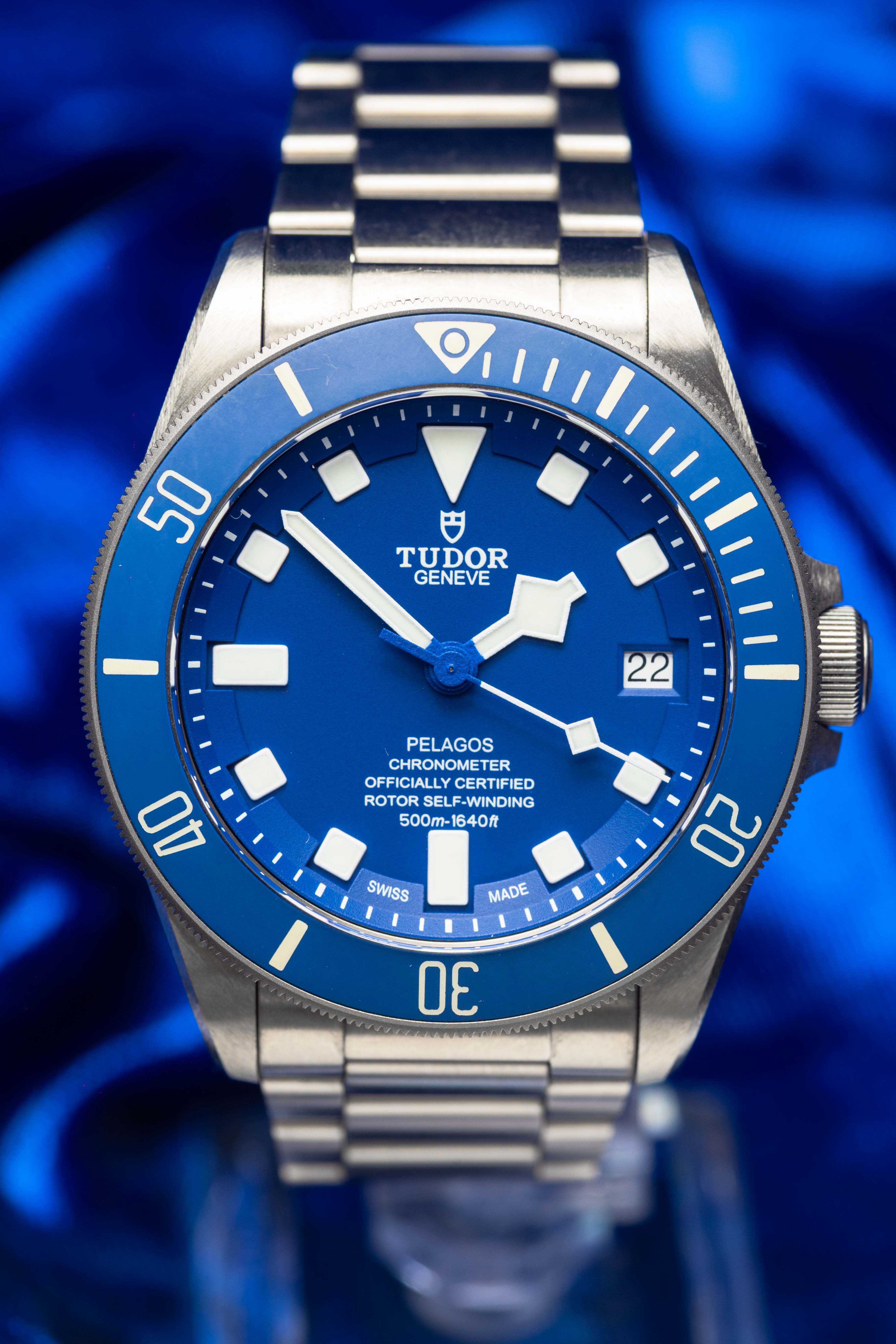 TUDOR Pelagos 42mm Blue Dial Titanium - FULL SET - 25600TB