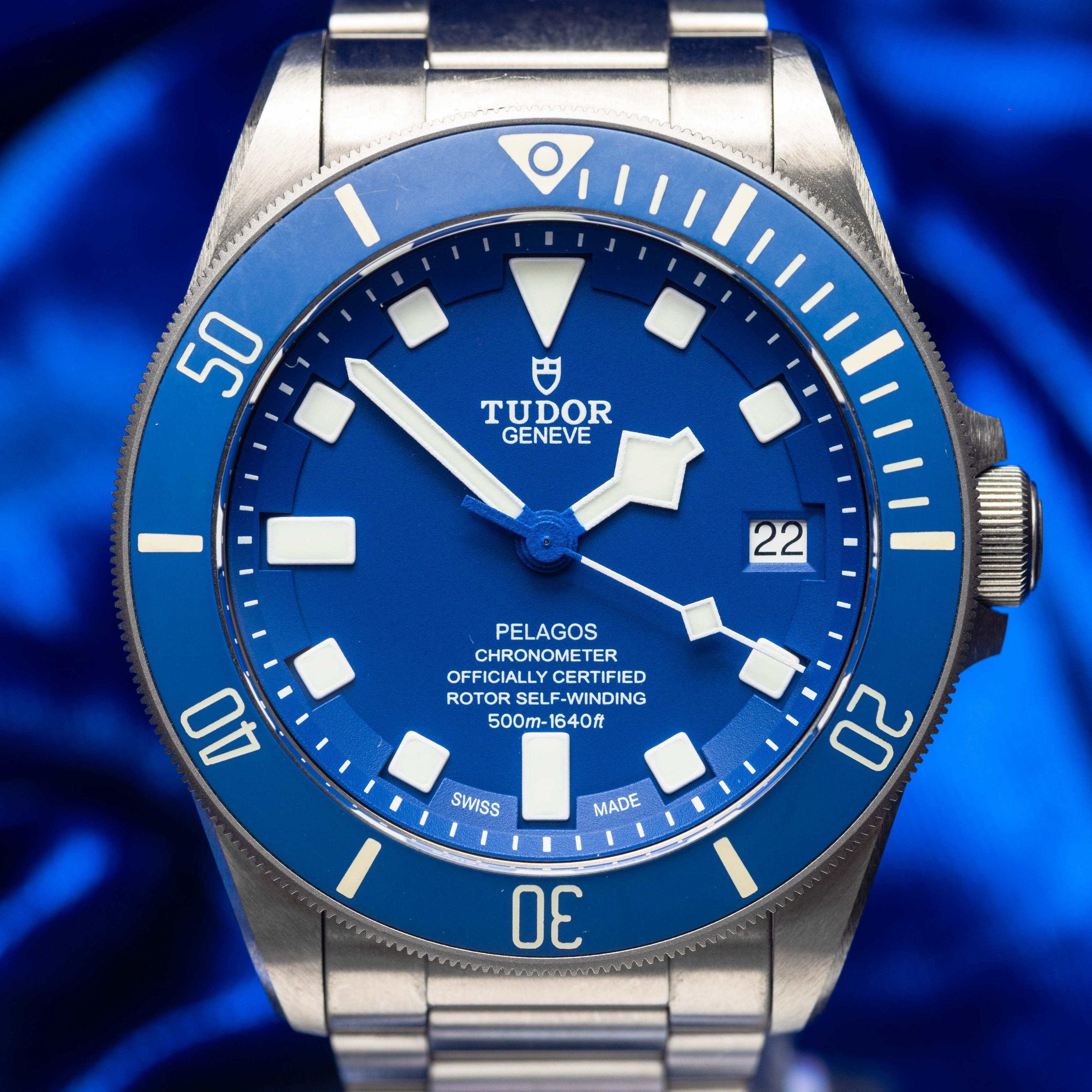 TUDOR Pelagos 42mm Blue Dial Titanium - FULL SET - 25600TB