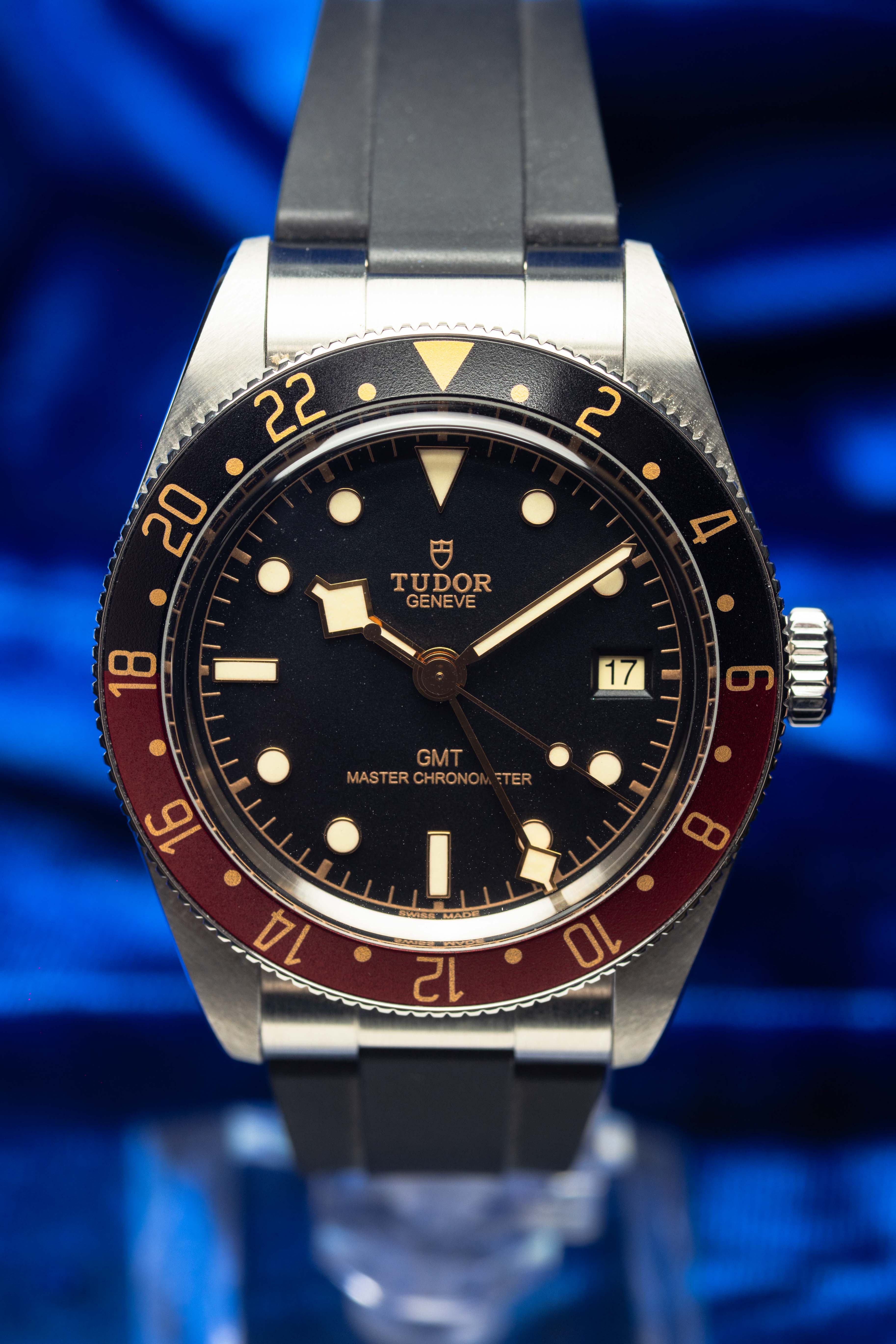 TUDOR Black Bay 58 GMT "Coke" Rubber Strap - FULL SET - M7939G1A0NRU-0002