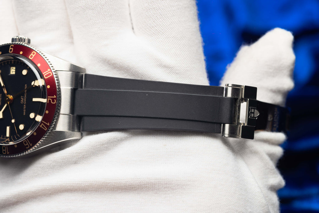 TUDOR Black Bay 58 GMT "Coke" Rubber Strap - FULL SET - M7939G1A0NRU-0002