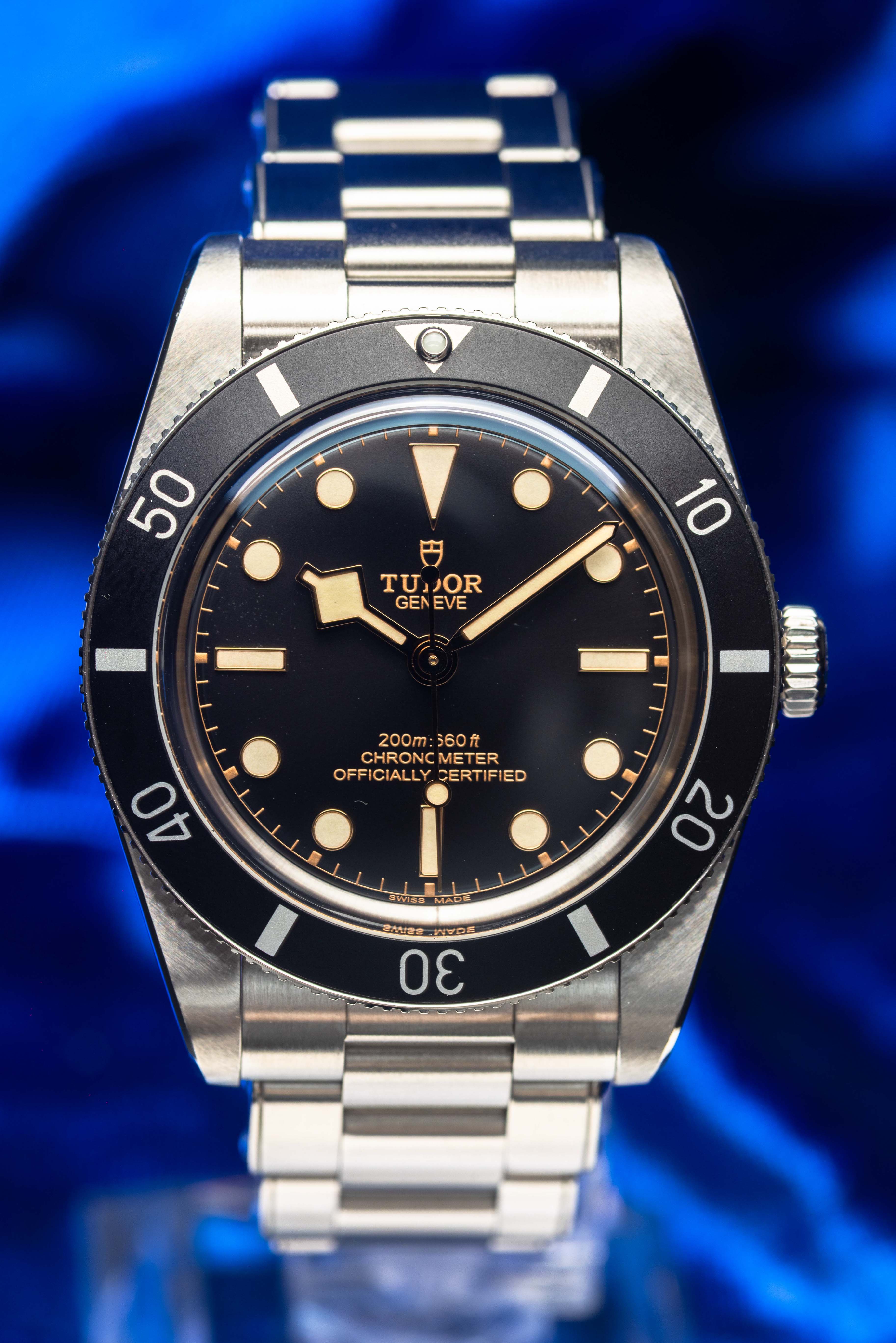TUDOR Black Bay 54 Black Dial - FULL SET - Men's Black Watch - 79000N