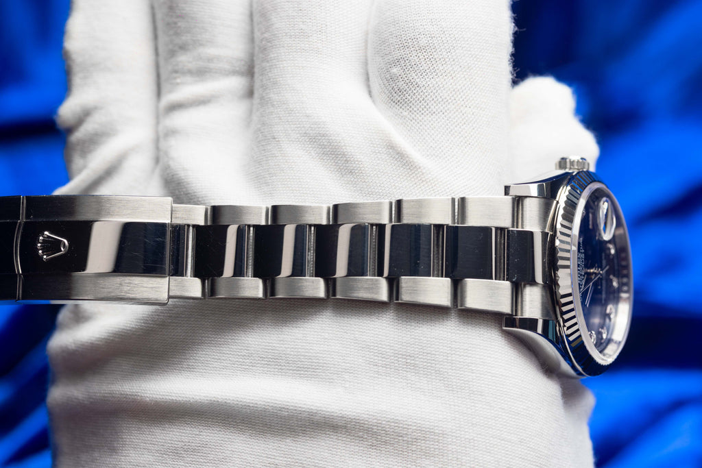 Rolex Datejust 36 Blue Diamond Dial, Oyster Bracelet - FULL SET - 126234