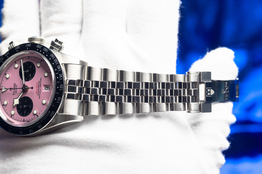TUDOR Black Bay Chrono "Flamingo" Pink Dial - FULL SET - 79360N