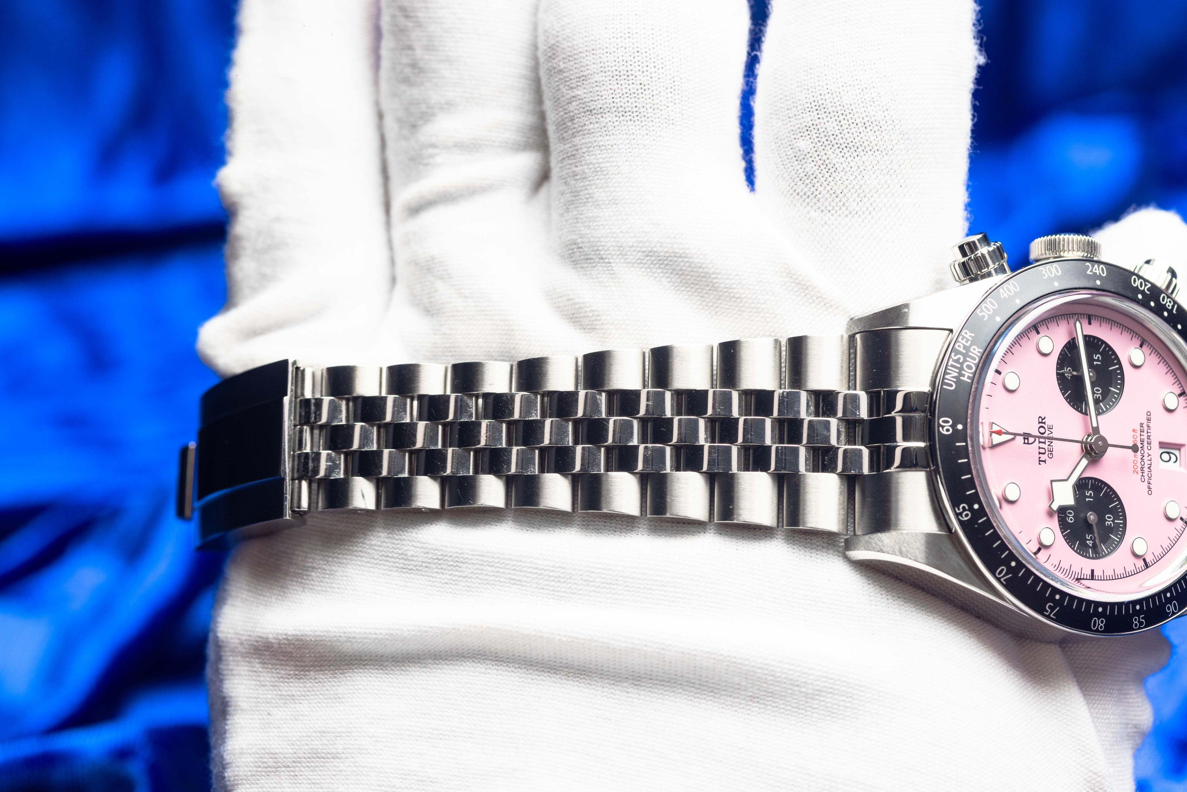 TUDOR Black Bay Chrono "Flamingo" Pink Dial - FULL SET - 79360N