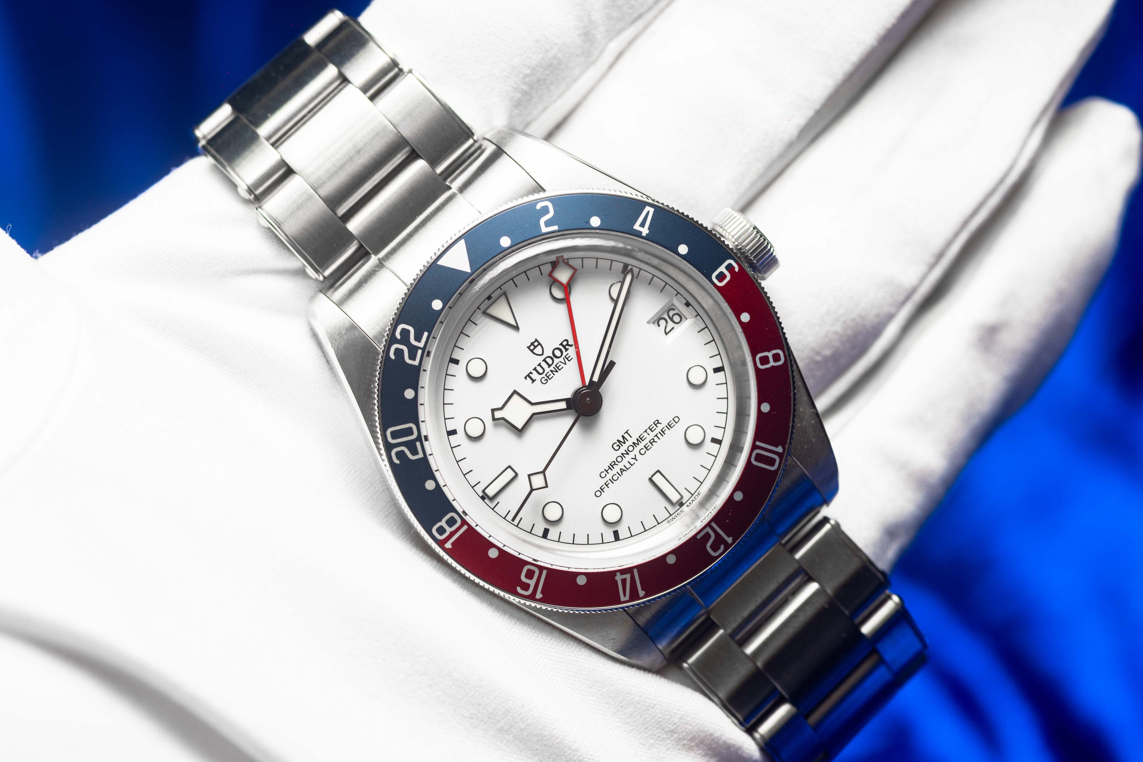 TUDOR Black Bay GMT "Pepsi" Opaline Dial - 2025 FULL SET - 79830RB