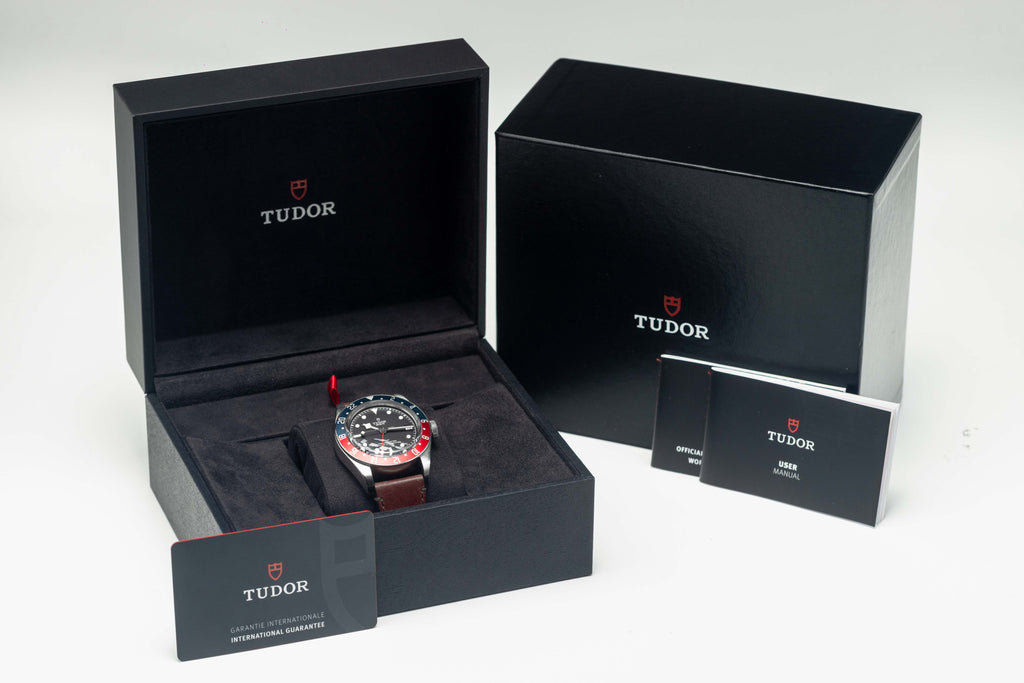 Tudor Black Bay GMT "Pepsi" w/ Leather Strap - 79830RB