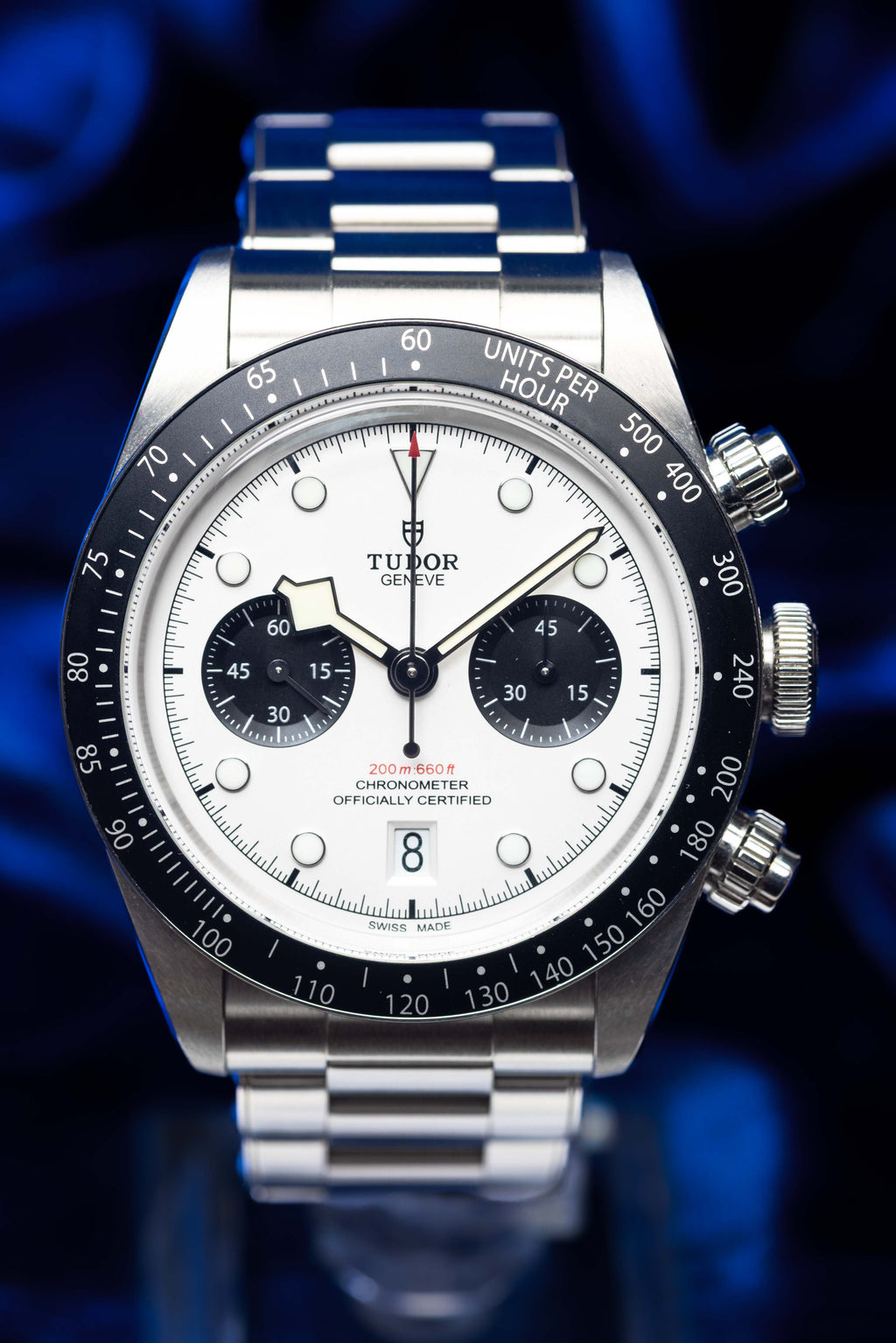 TUDOR Black Bay Chronograph White Dial - FULL SET - 79360N