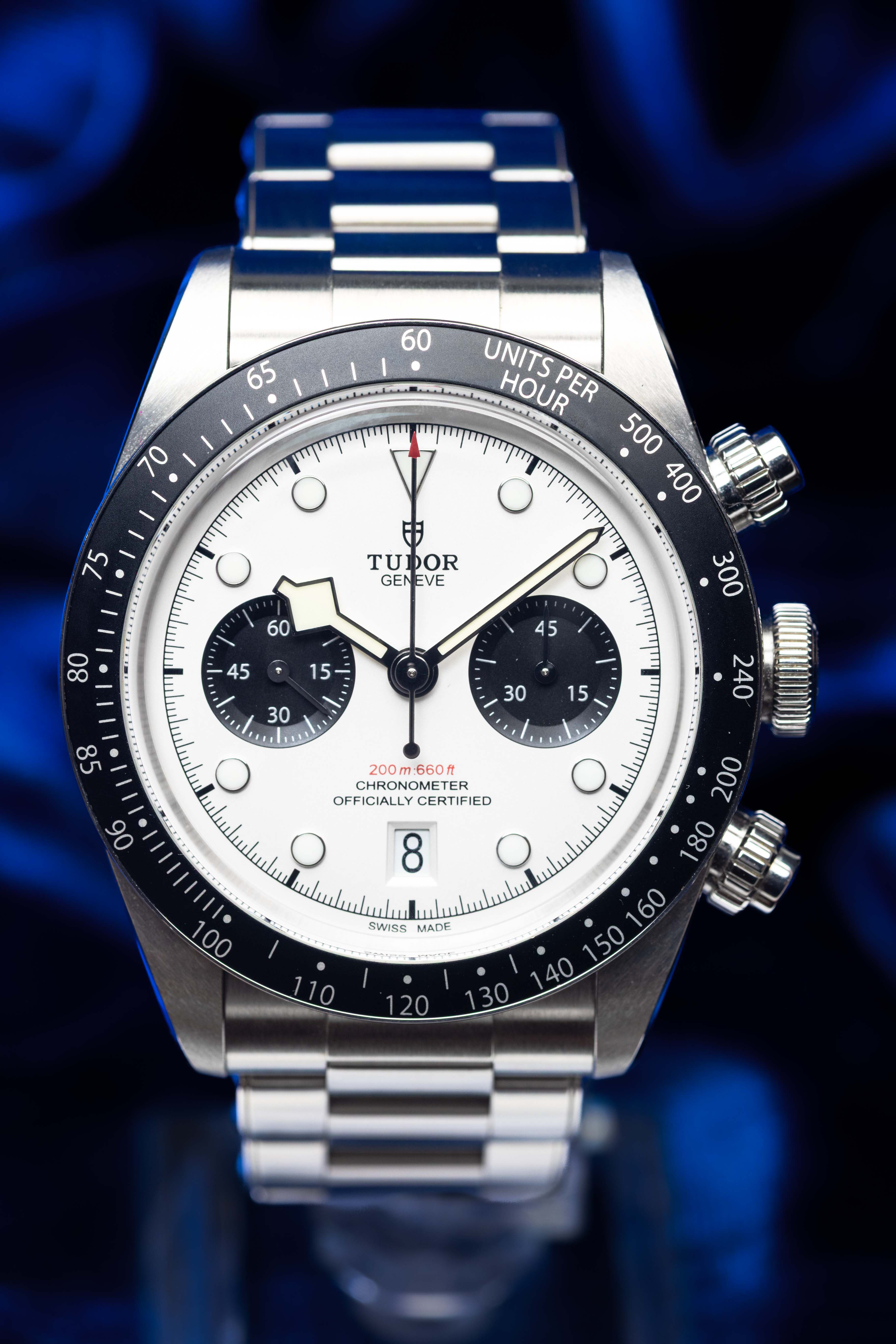 TUDOR Black Bay Chronograph White Dial - FULL SET - 79360N