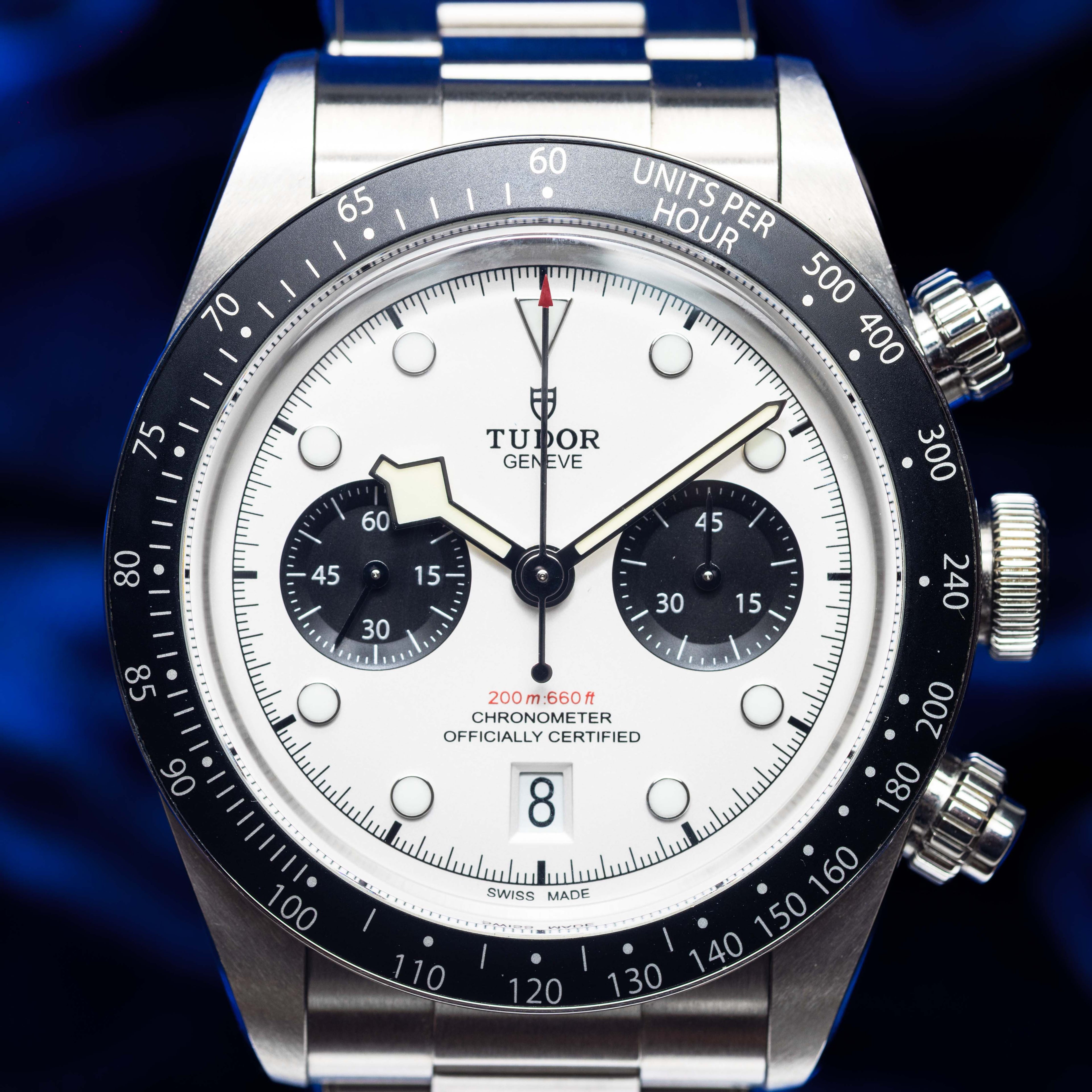 TUDOR Black Bay Chronograph White Dial - FULL SET - 79360N