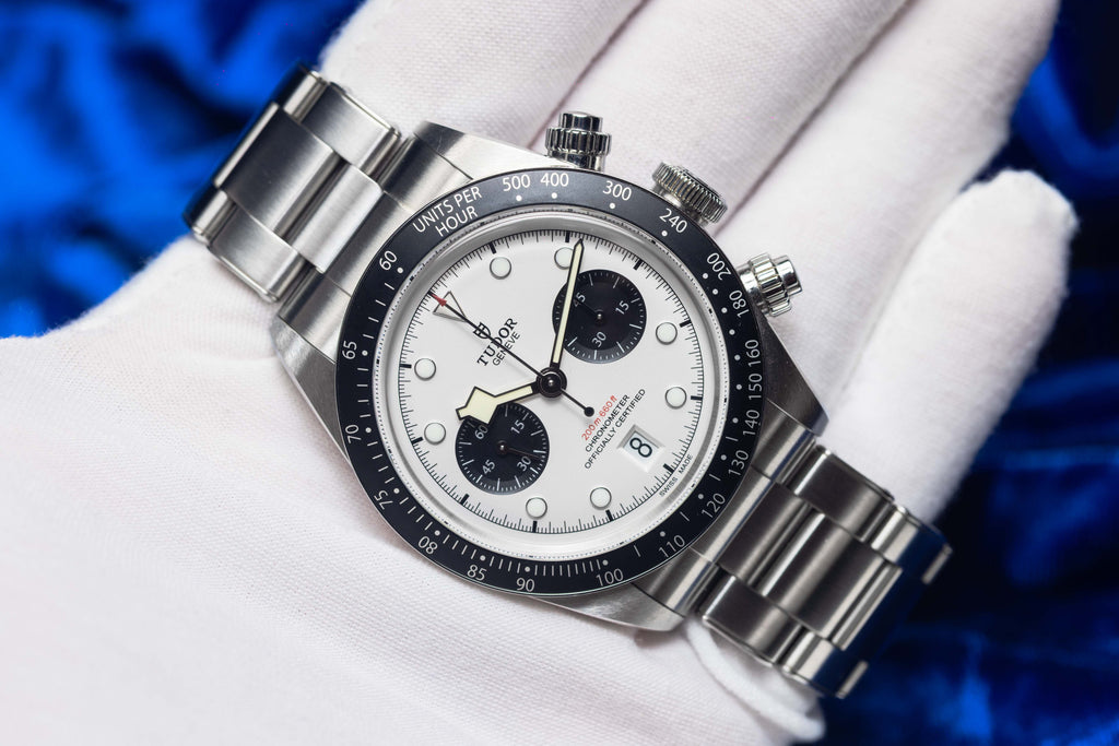 TUDOR Black Bay Chronograph White Dial - FULL SET - 79360N