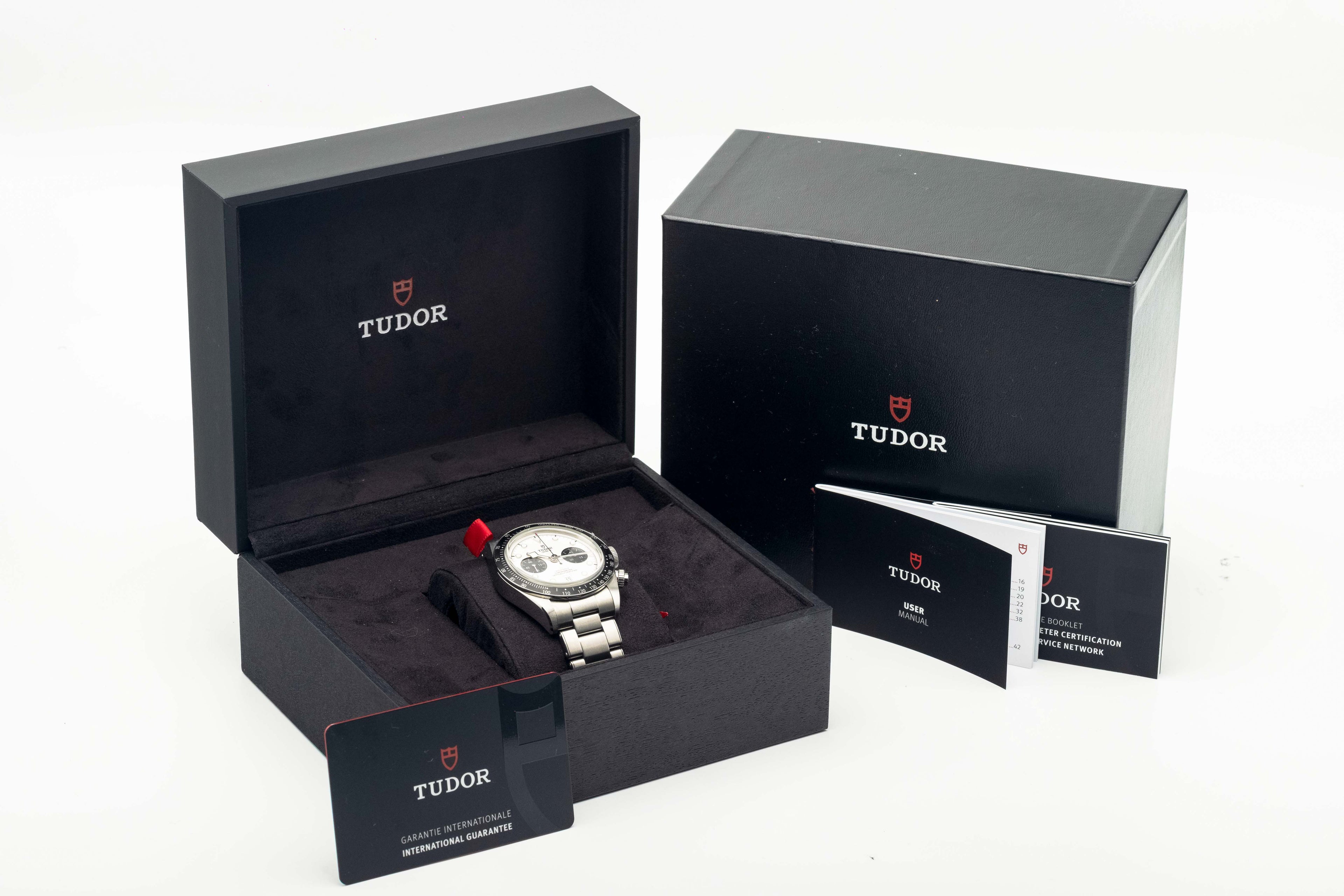 TUDOR Black Bay Chronograph White Dial - FULL SET - 79360N