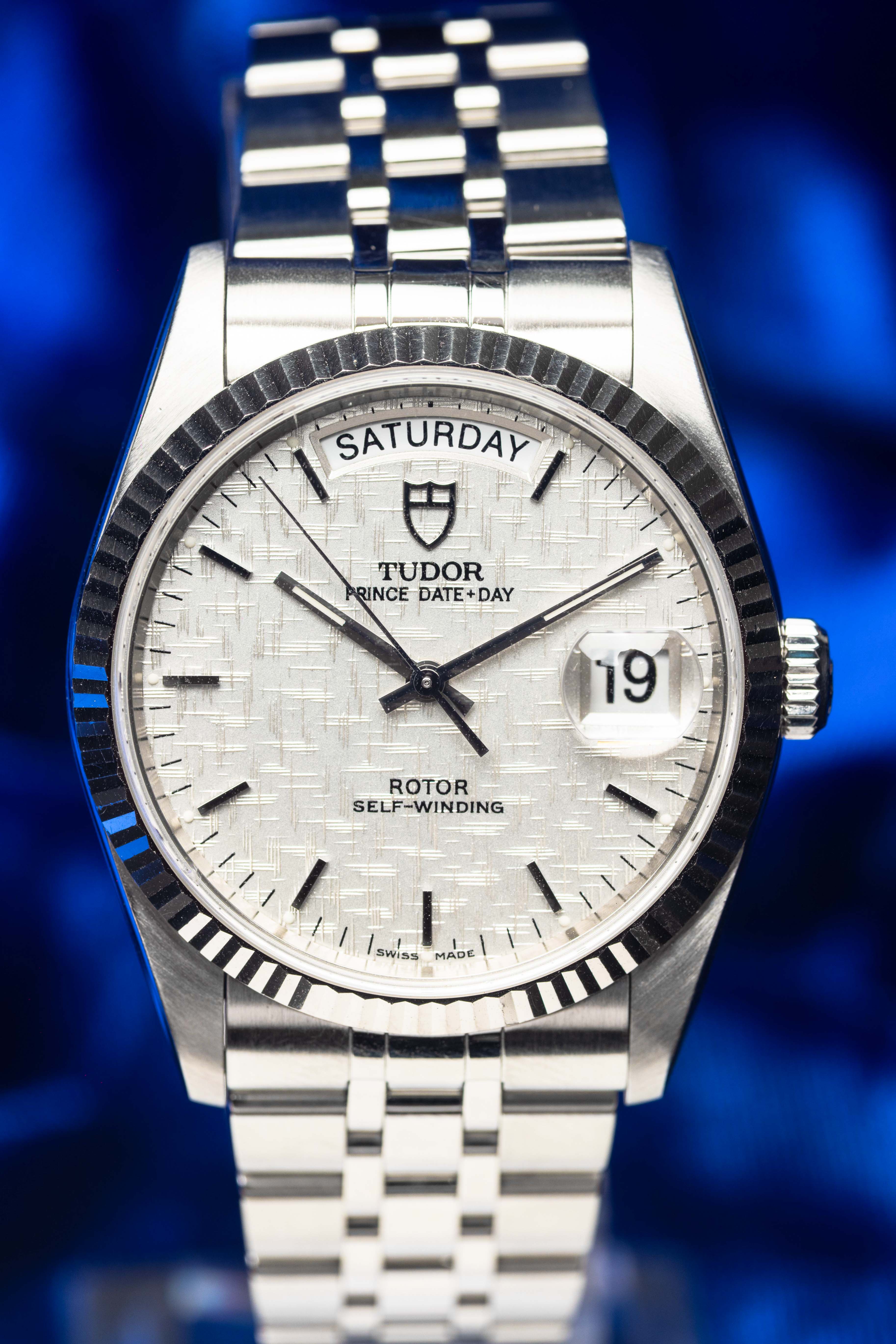 TUDOR Prince Day Date Linen Dial - 76214