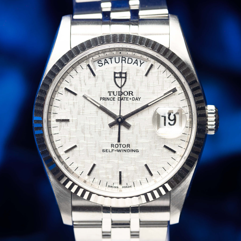 TUDOR Prince Day Date Linen Dial - 76214
