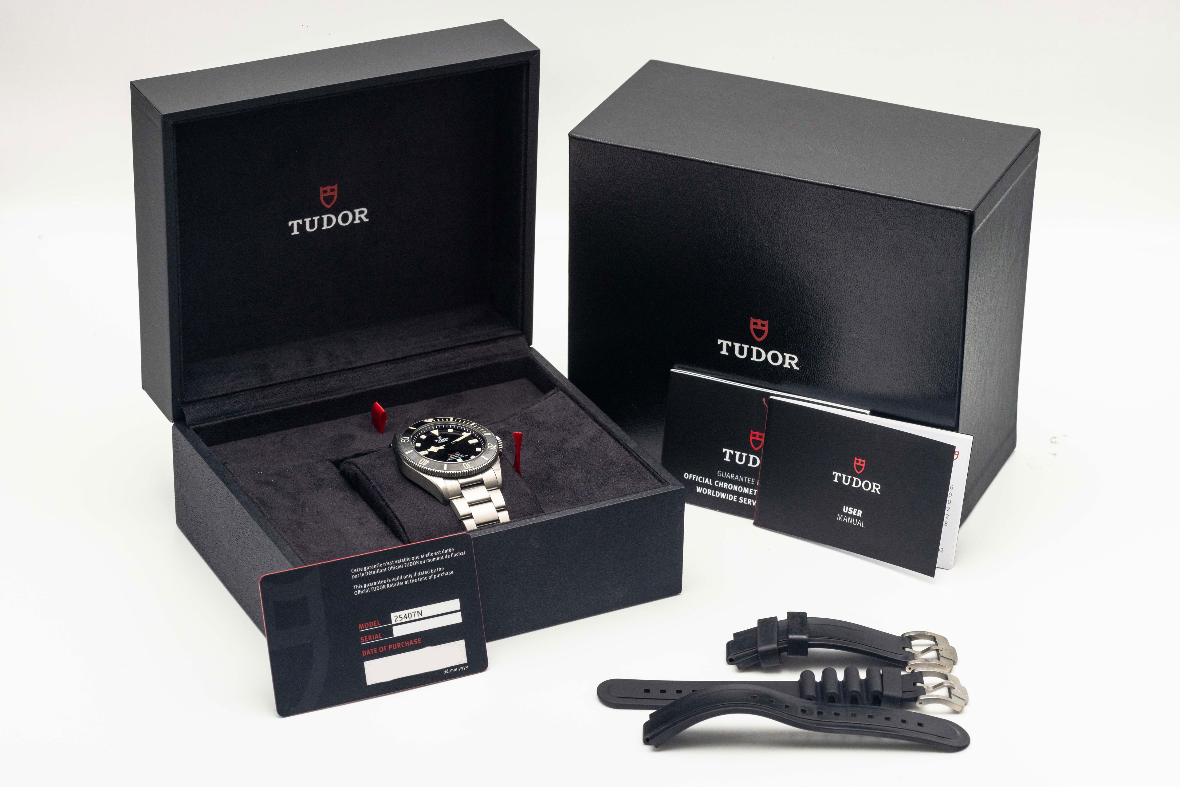 TUDOR Pelagos 39 Black Dial - FULL SET - 25407N