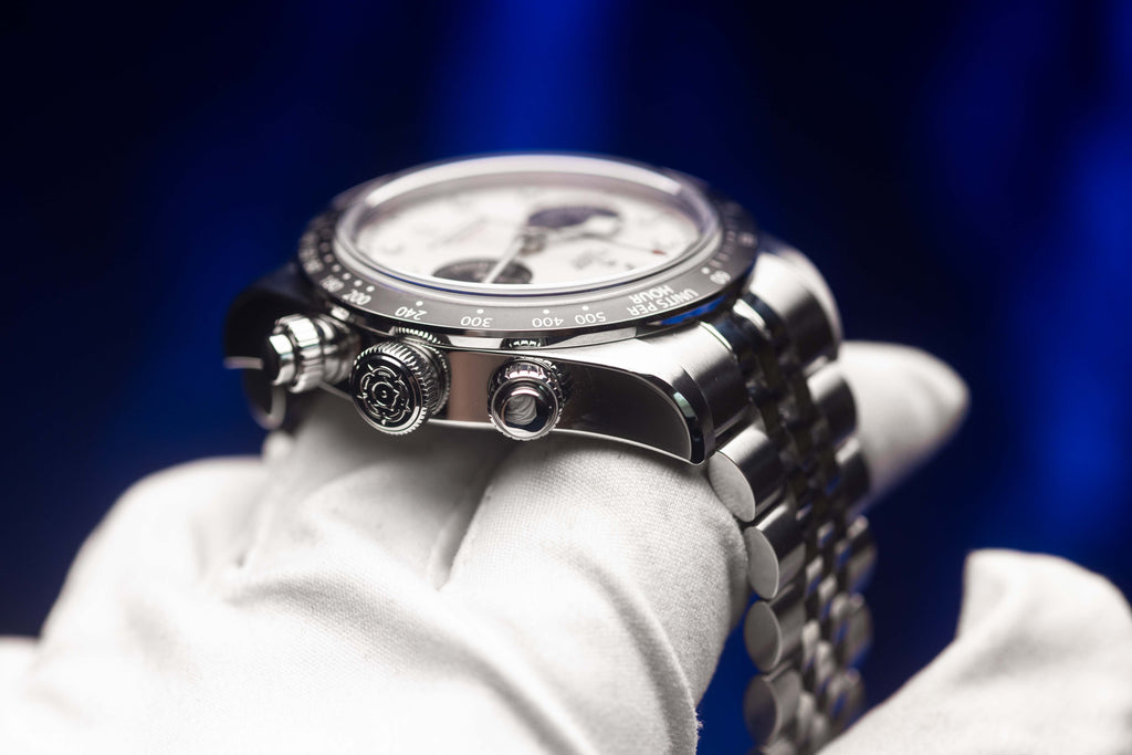 TUDOR Black Bay Chronograph "Panda" White Dial on Jubilee