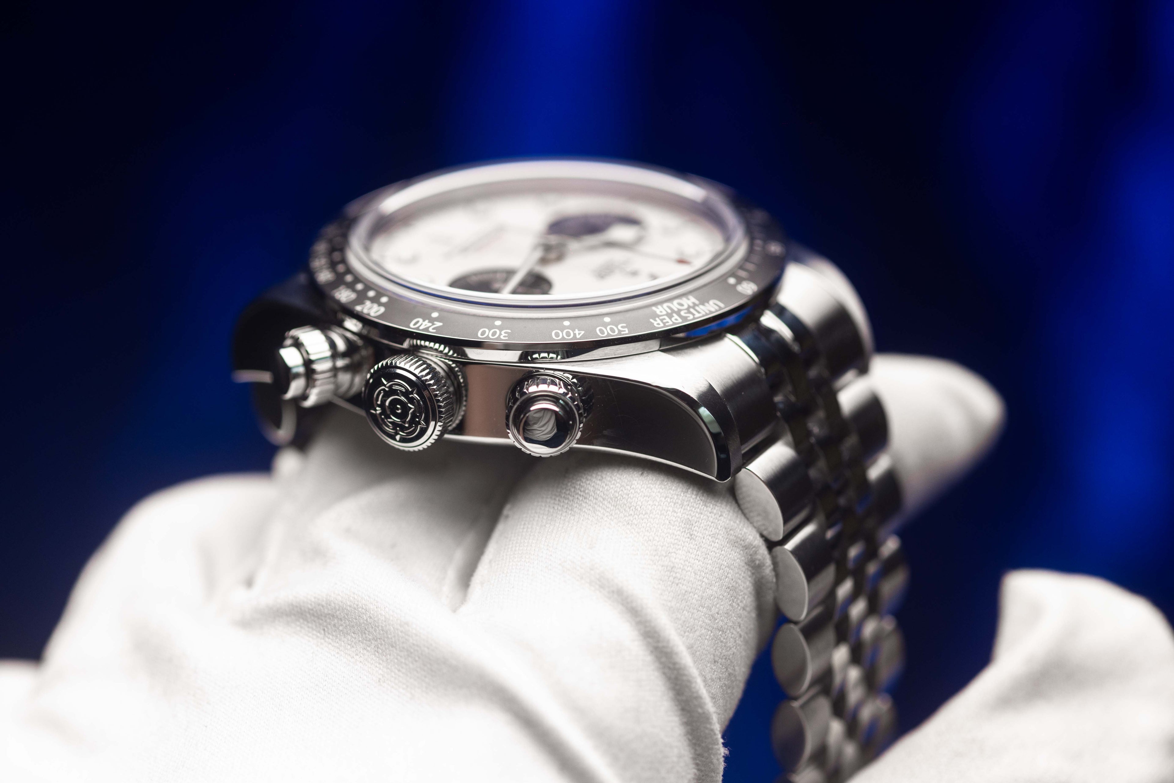 TUDOR Black Bay Chronograph "Panda" White Dial on Jubilee