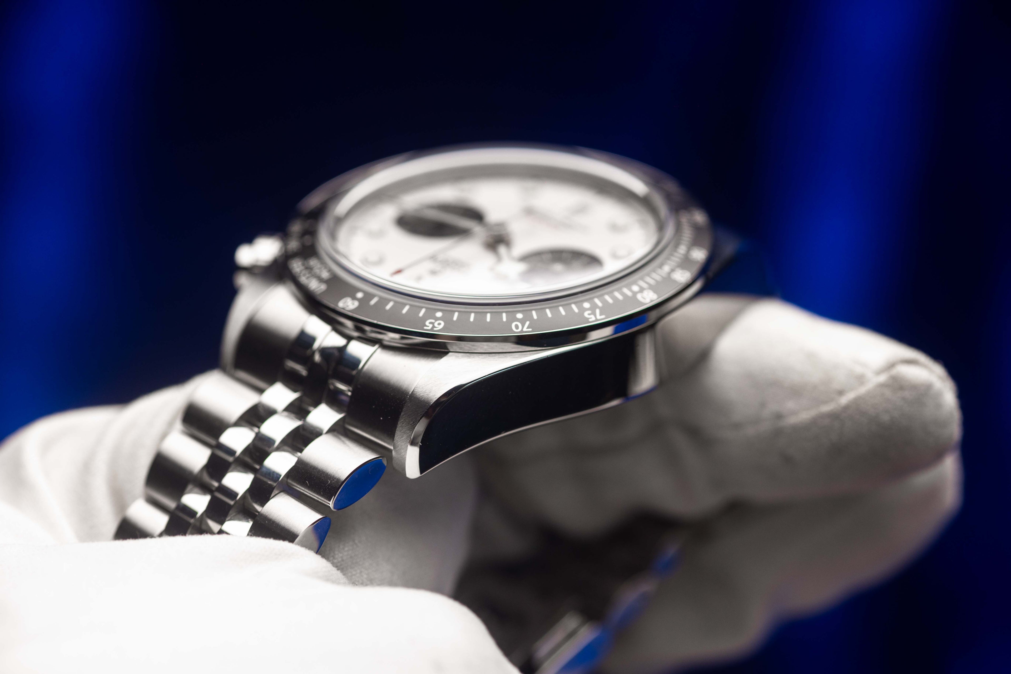 TUDOR Black Bay Chronograph "Panda" White Dial on Jubilee