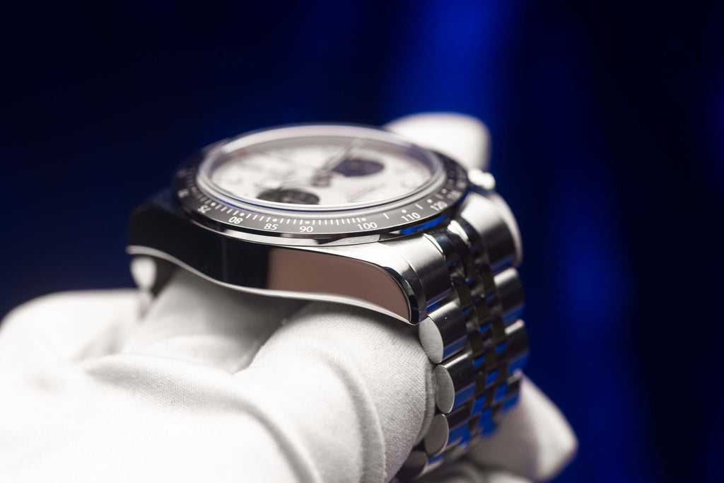 TUDOR Black Bay Chronograph "Panda" White Dial on Jubilee