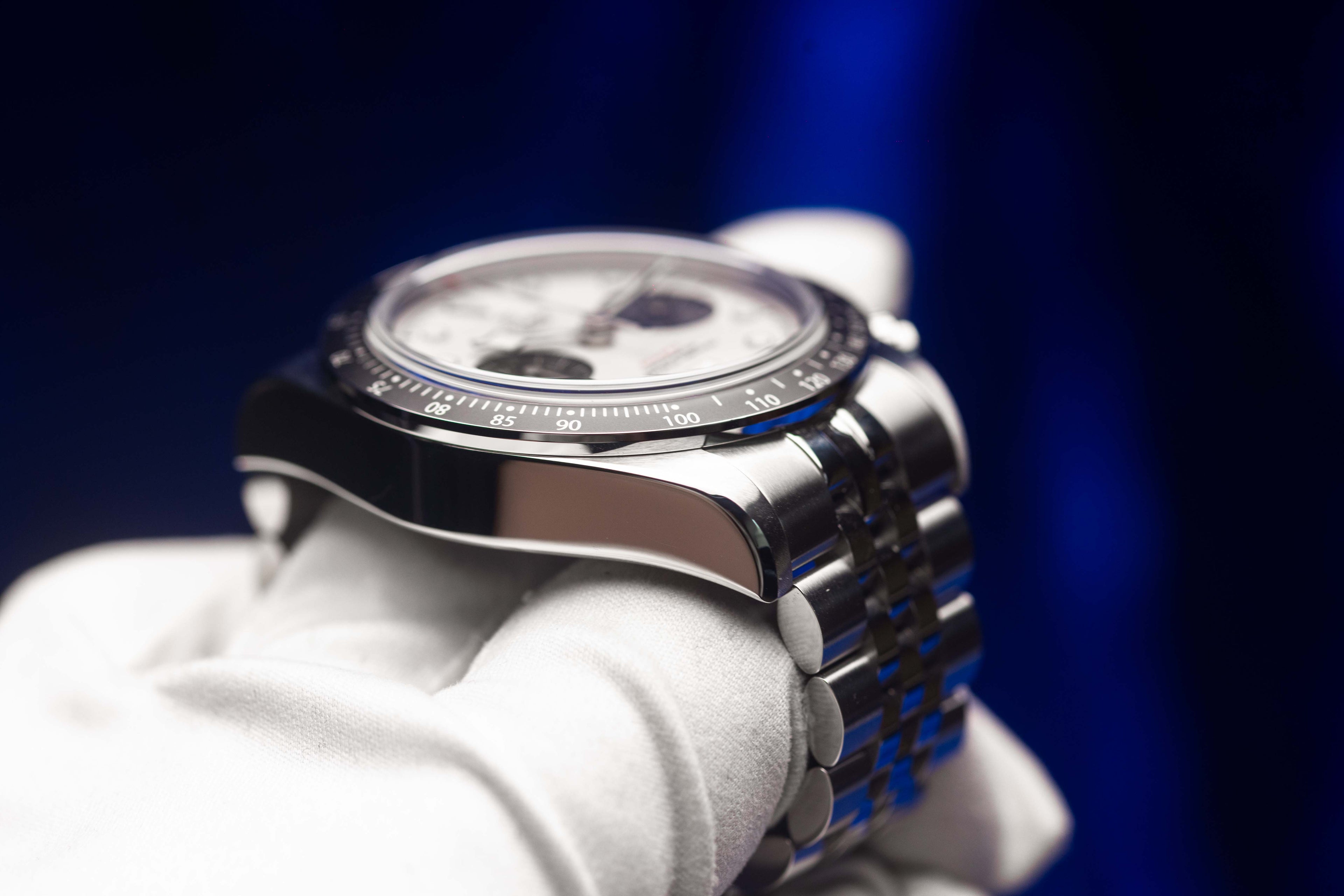 TUDOR Black Bay Chronograph "Panda" White Dial on Jubilee