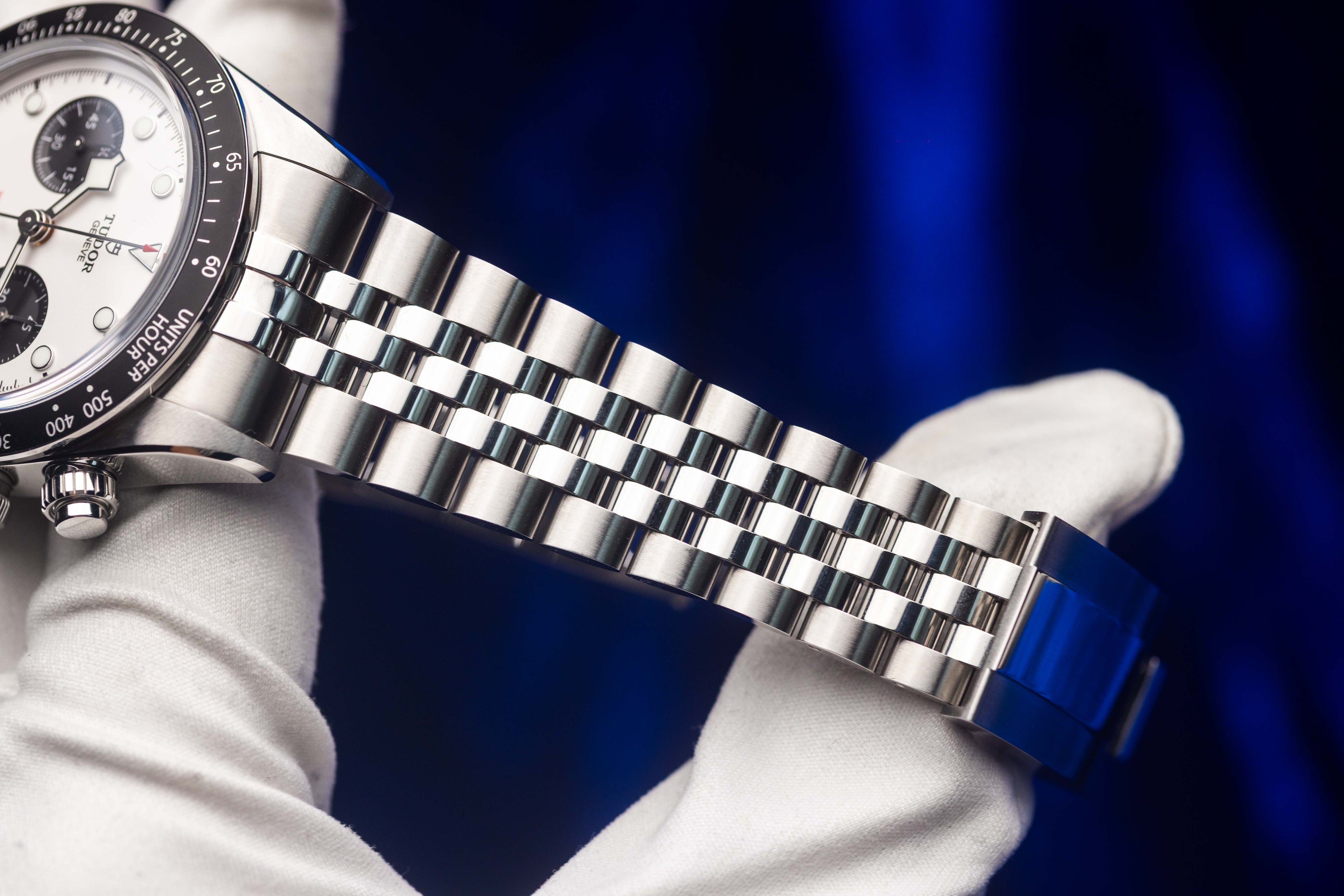 TUDOR Black Bay Chronograph "Panda" White Dial on Jubilee
