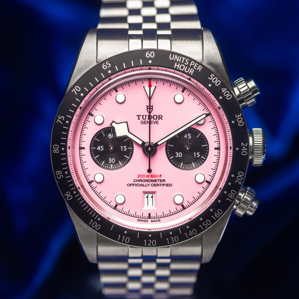 TUDOR Black Bay Chrono "Flamingo" Pink Dial - FULL SET - 79360N