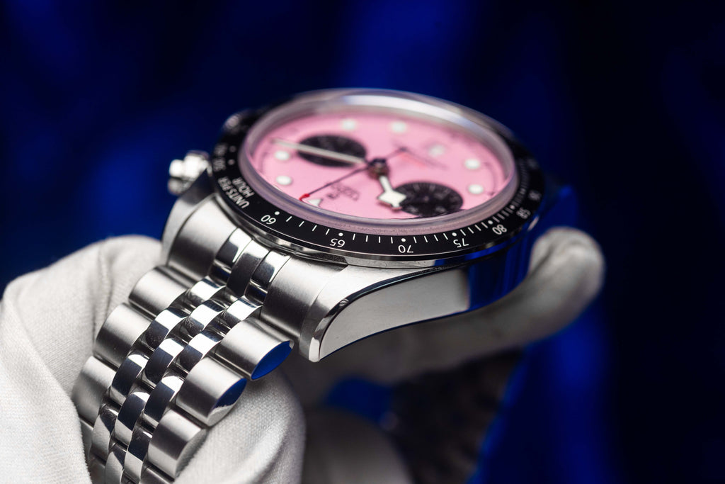 TUDOR Black Bay Chrono "Flamingo" Pink Dial - FULL SET - 79360N