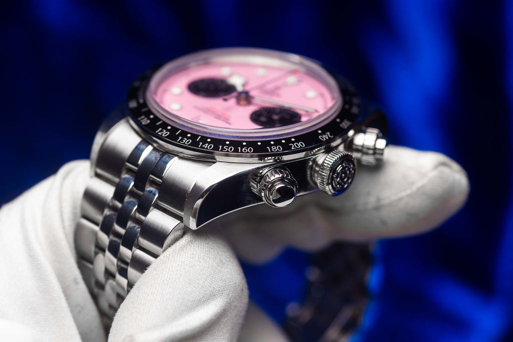 TUDOR Black Bay Chrono "Flamingo" Pink Dial - FULL SET - 79360N