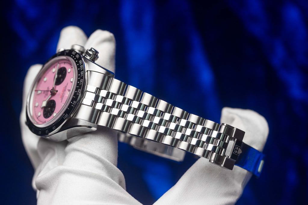 TUDOR Black Bay Chrono "Flamingo" Pink Dial - FULL SET - 79360N