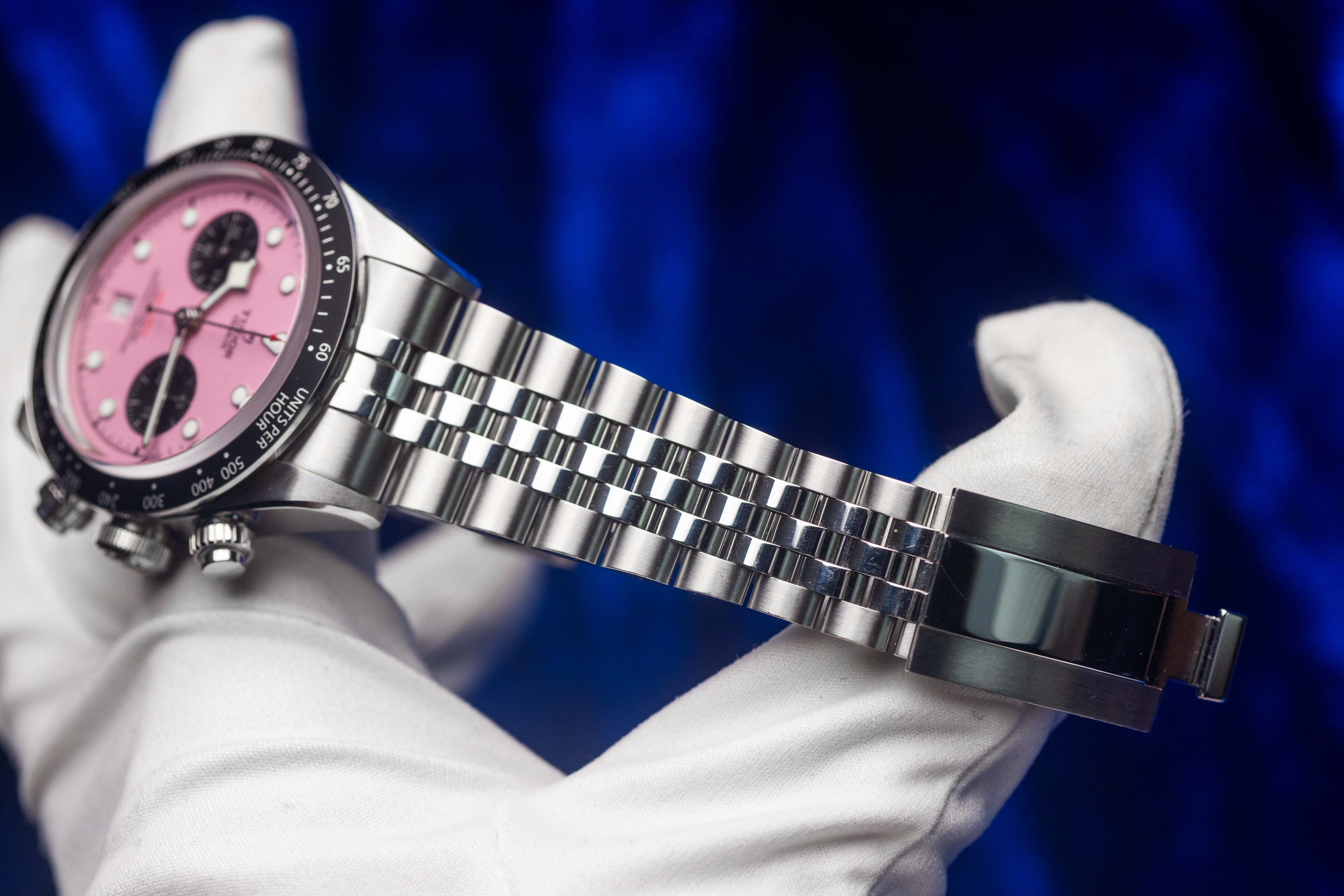 TUDOR Black Bay Chrono "Flamingo" Pink Dial - FULL SET - 79360N